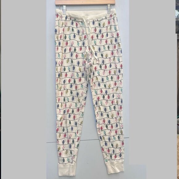 Hanna Anderson Adult Holiday Long John Pajama Pants size M - Picture 1 of 5